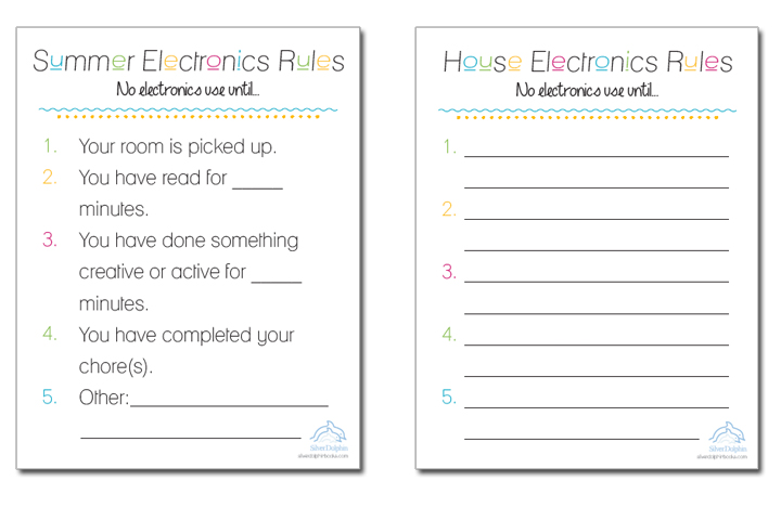 Free Summer Electronics Rules Checklist Silver Dolphin Electronic Checklists Screenshots
