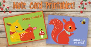 Printable Note Cards!