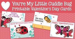 Cuddle Bug Valentine's Day Cards
