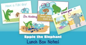 Eppie the Elephant Lunch Box Notes