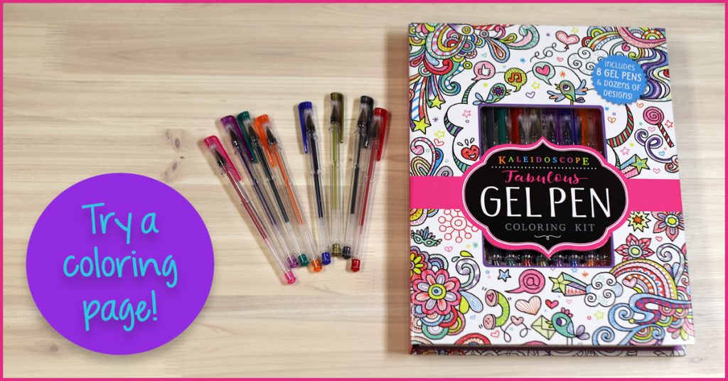 Get Creative with our Fabulous Gel Pen Coloring Kit! - Silver