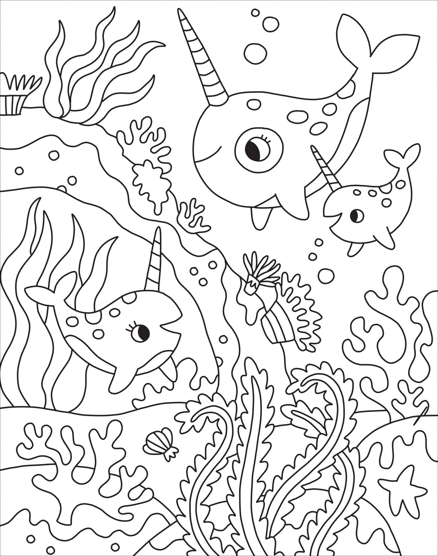 Kaleidoscope Too Cute Coloring Downloadable   Silver Dolphin Books