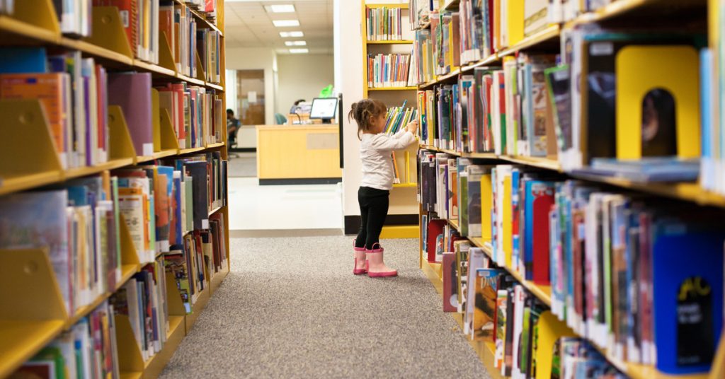 my first library visit