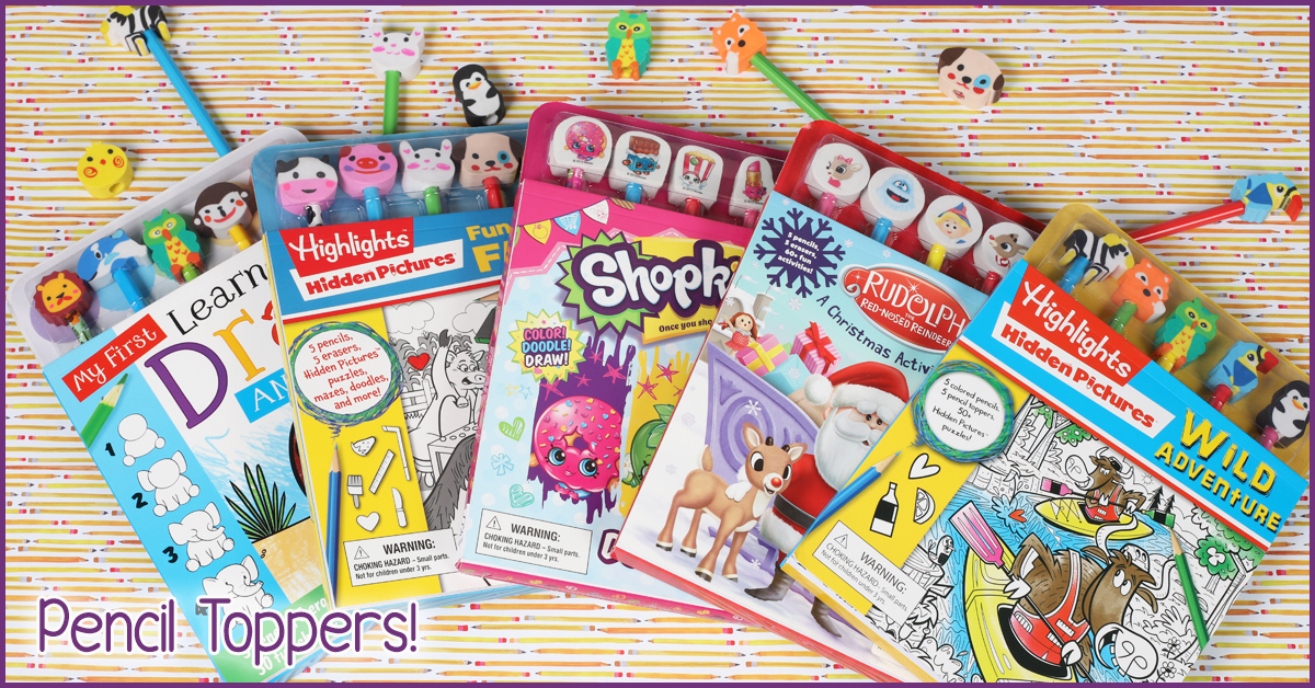 Have Fun Doodling and Drawing with Our Pencil Toppers! + Downloadable  Activities - Silver Dolphin Books
