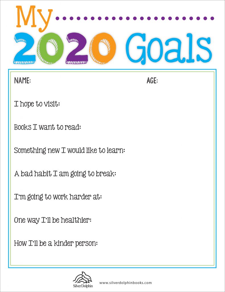 Goal-Setting and Reading Worksheets for Kids - Silver Dolphin Books