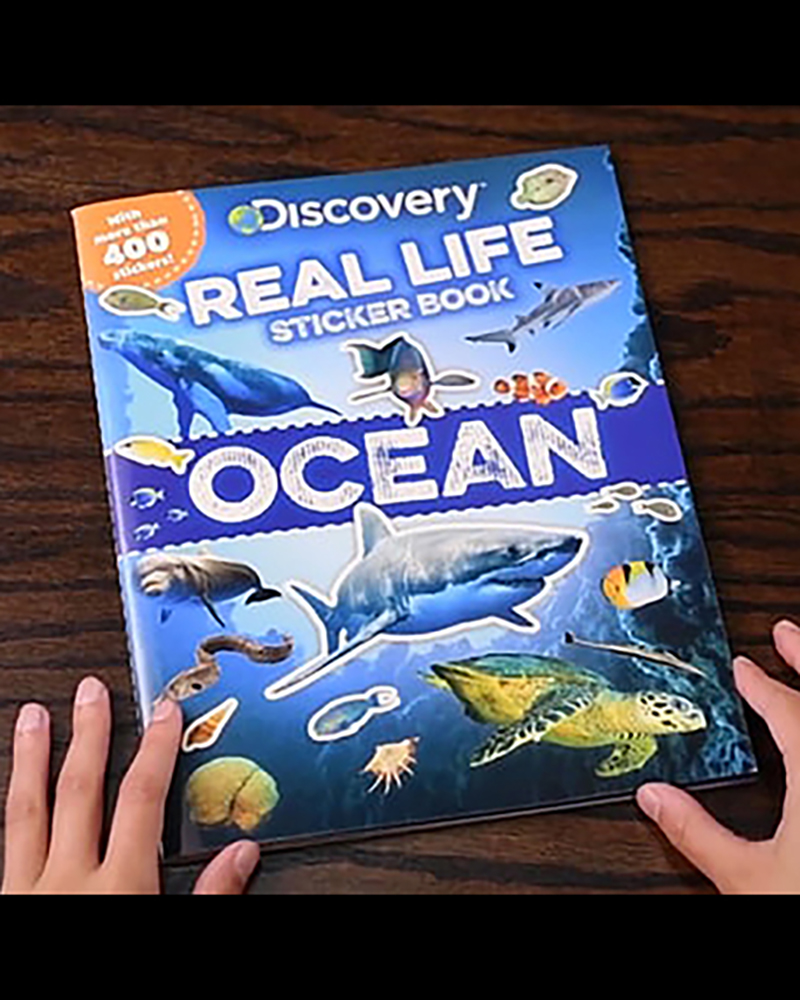 Discovery Real Life Sticker Book: Ocean | Discovery | Silver Dolphin Books Discovery Real Life Sticker Book: Ocean | Discovery | Silver Dolphin Books